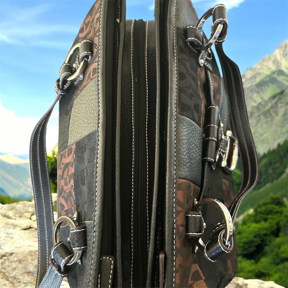 Vintage ETIENNE AIGNER Patchwork Collection Shoulder Bag EUC - Picture 4 of 7